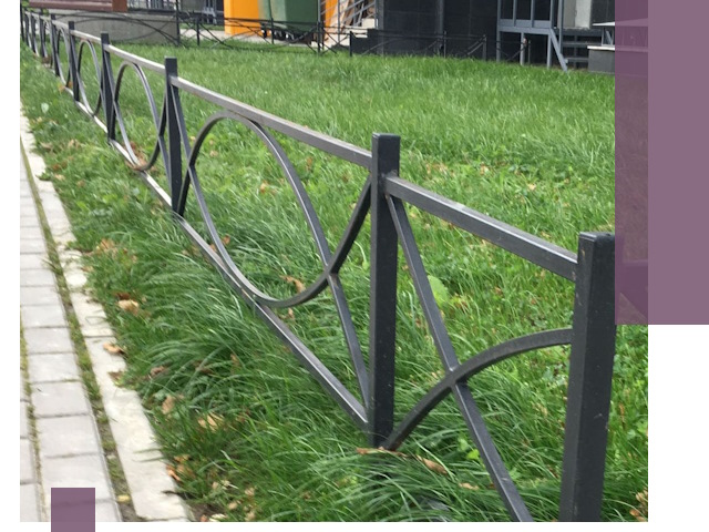 Газонные ограждения из металла в Юрге — монтаж и продажа