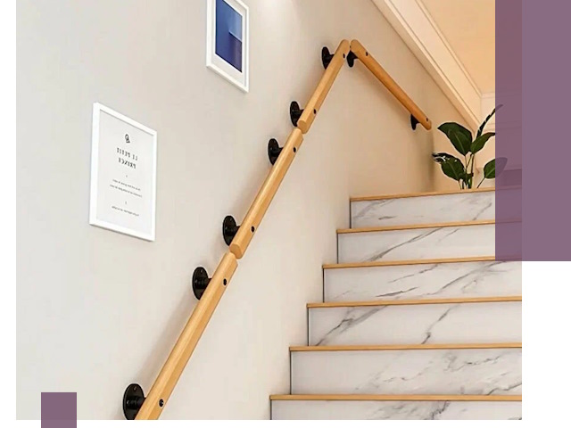 Поручни металлические и деревянные под ключ в Юрге