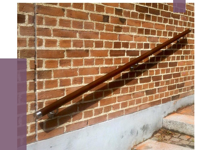 Изготовление пристенных поручней в Юрге от 4653 руб. — ПРОЛЁТ-Юрг