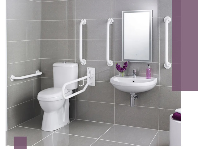 Поручни для санузлов в Юрге: установка, ремонт и монтаж